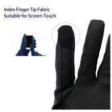 1pair High-End Quality PU Leather Patchwork Breathable Equestrian Gloves
