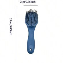 1pc Horse Hair Brush, Anti-Slip Pony Tail Brush, Pet Grooming Brush, Matches Head Brush
