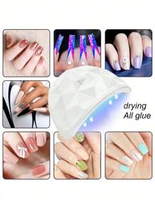 LED Portable Nail Dryer, Gel Nail Polish Curing Lamp, Professional Nail Art Tool, Home Salon Nail Dryer