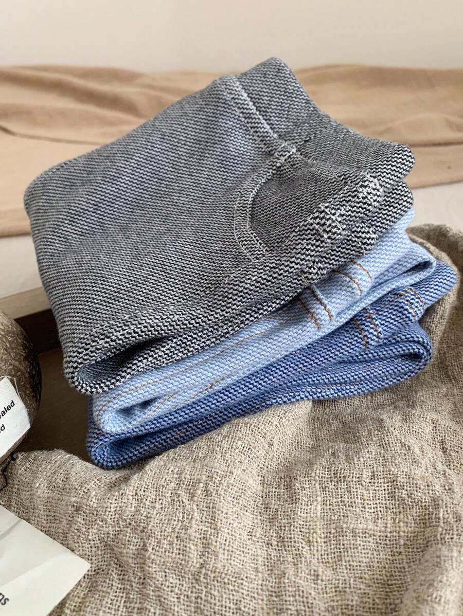 5 komada zimskih pantalona za devojčice sa crtanim vezenim motivima