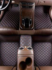 5pcs Premium Waterproof Leather Universal Full Set Auto Floor Mats - High-Quality Interior Accessories For Cars, SUVs, And Trucks With Easy Cleaning And Anti-Slip Protection