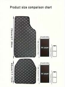 5pcs Premium Waterproof Leather Universal Full Set Auto Floor Mats - High-Quality Interior Accessories For Cars, SUVs, And Trucks With Easy Cleaning And Anti-Slip Protection