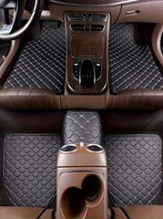 5pcs Premium Waterproof Leather Universal Full Set Auto Floor Mats - High-Quality Interior Accessories For Cars, SUVs, And Trucks With Easy Cleaning And Anti-Slip Protection
