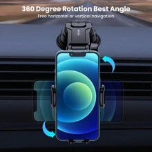TOPK D40-C Car Phone Holder Mount, Upgraded Handsfree Stand, Phone Holder For Car Dashboard, Compatible With IPhone Android Cell Phones