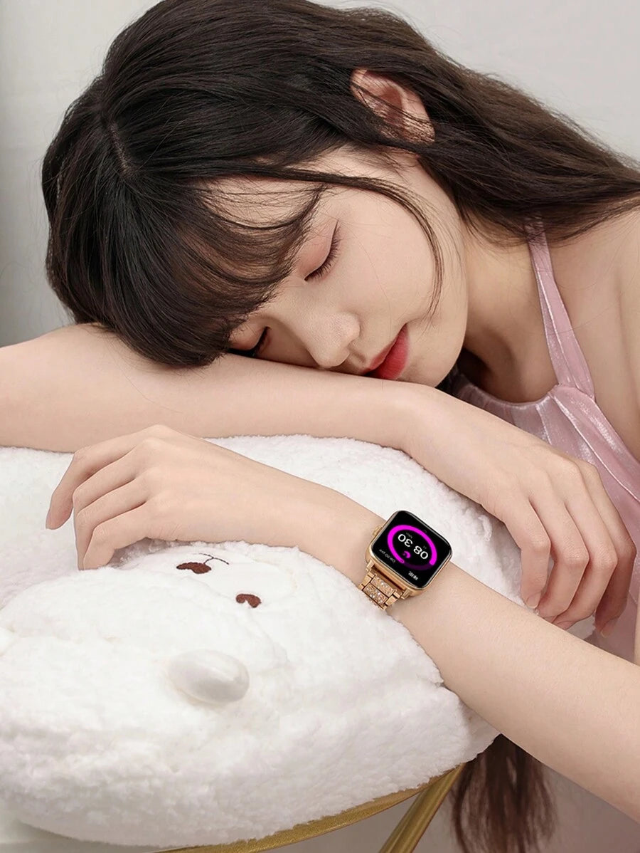 Narukvica za Apple Watch, uniseks, sjajna modna narukvica kompatibilna sa Apple Watch 38mm 40mm 41mm 42mm 45mm 46mm 49mm, Series 10/9/8/7/6/5/4/3/2/1/SE/Ultra, podesiva
