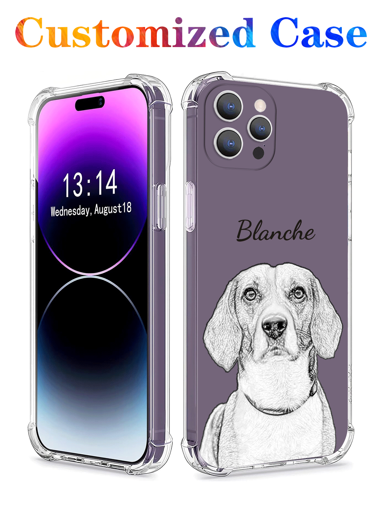 Personalizovana transparentna anti-shock futrola za telefon