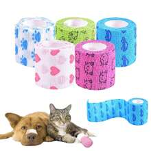 1/5 Roll Vet Wrap Bandage - 4.5m/177 Inches, Compression Bandage Suitable For Pets, Fingers, Sports And More!