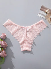 12 kom/pakovanje ženske elegantne i udobne bikini gaćice sa čipkastom ivicom