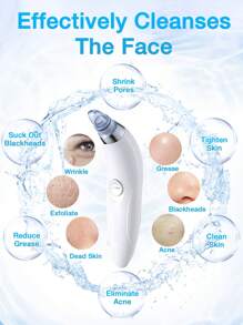 Teckwe Blackhead Vacuum Remover, Powerful Portable Facial Pore Cleaner With 4 Probes, Remove Blackhead In Gentle And Way Without Squeezing Pain For Women And Men. Your Personal Professional Beautician.