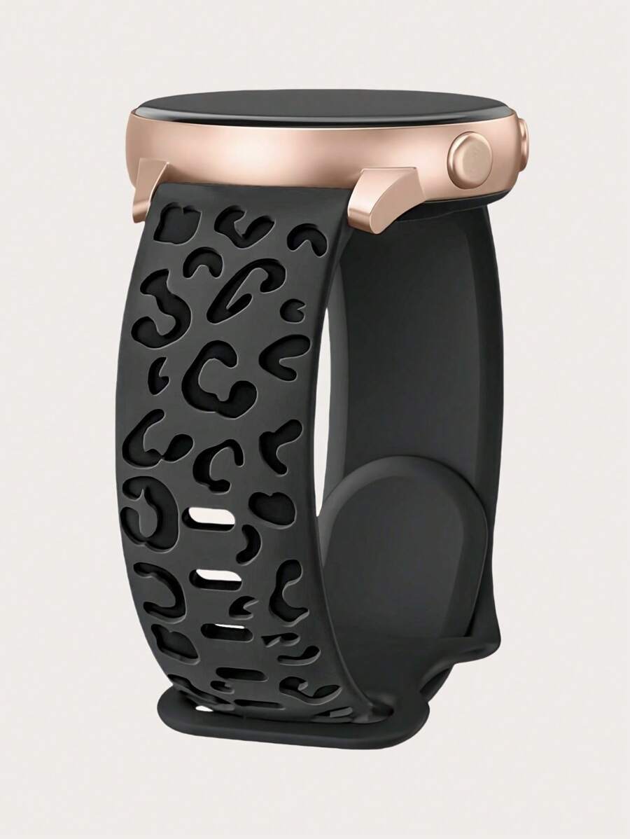 20mm dvobojna silikonska narukvica za sat sa cvetnim reljefom, kompatibilna sa Samsung Galaxy Watch 7 6 5 4 40mm 44mm/5 Pro/6 Classic 47mm/Watch 4 Classic/Active 2, 45mm/Watch 3/Watch 4 Classic 42mm 46mm Watch 6 47mm 43mm