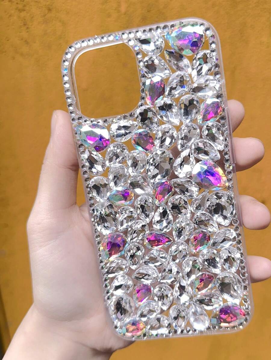 Luksuzna modna futrola za telefon sa šljokicama i kristalima
