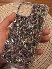 Luksuzna modna futrola za telefon sa šljokicama i kristalima