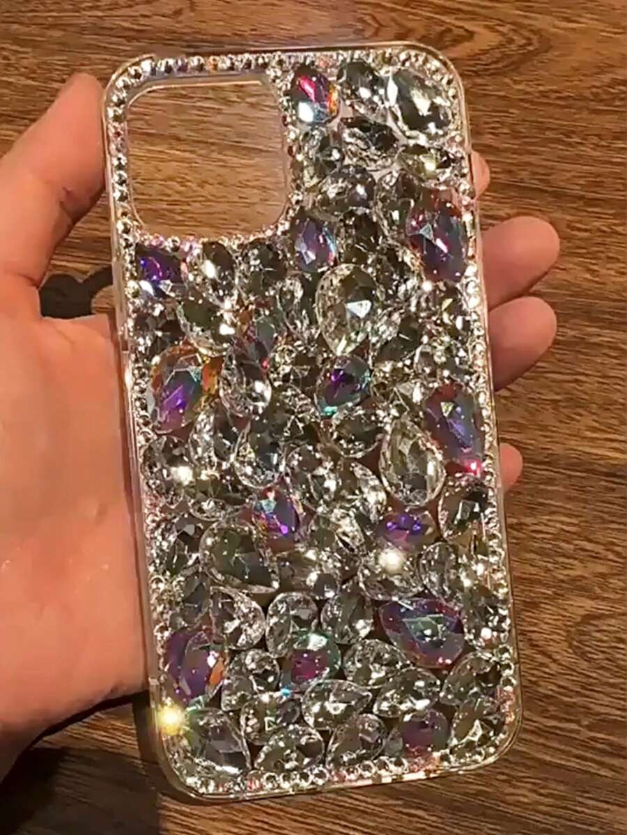 Luksuzna modna futrola za telefon sa šljokicama i kristalima