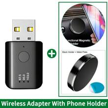 KZ Bluetooth 5.4 FM Transmitter Hands-Free Calling, Mini USB Powered Car Kit, Stereo Wireless Audio Adapter Receiver For FM Radio