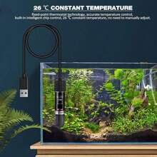 1pc Mini Aquarium Automatic Thermostat Rod + 1pc Digital Temperature Combo