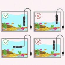 1pc Mini Aquarium Automatic Thermostat Rod + 1pc Digital Temperature Combo