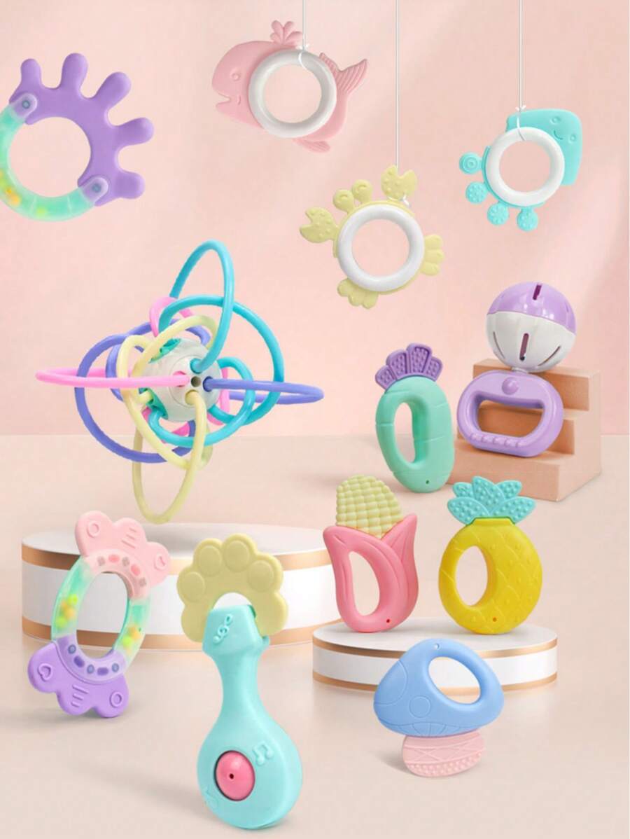 Set od 16 kom bebi zvečki, Manhattan lopta
