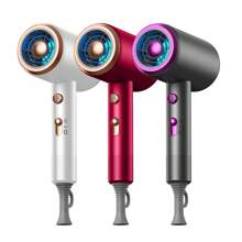 High-Powered Salon-Grade Hair Dryer With One-Button Switching Between Hot And Cold Winds, 2 Gear Adjustable Temperature, Equipped With Two Different-Sized Nozzles, Suitable For Home And Professional Salon Use