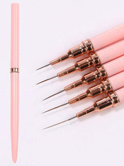 Set od 5 četkica za nail art, tanka četkica