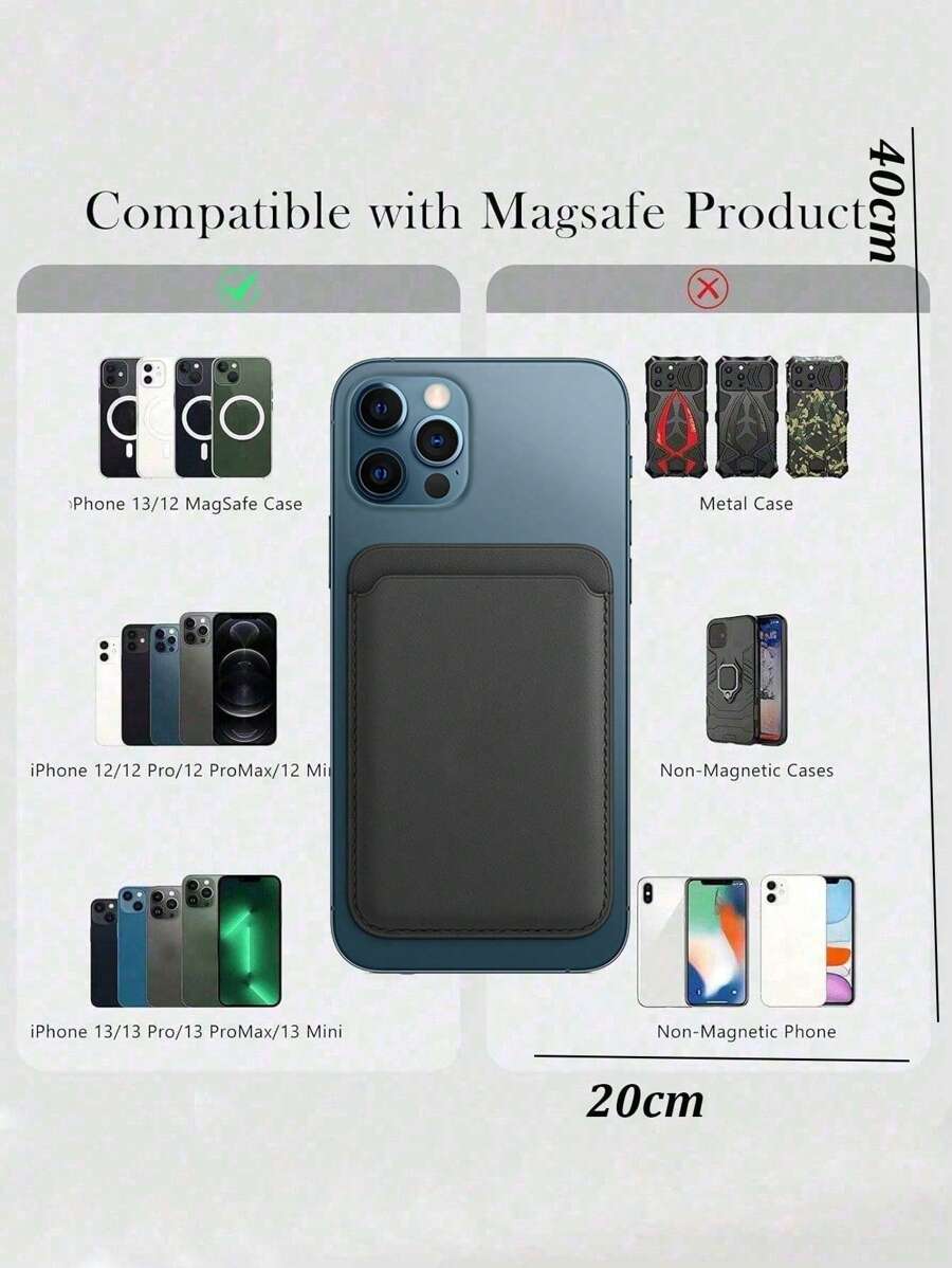 Magnetna futrola za telefon sa novčanikom, kompatibilna sa iPhone 16/15/14/13/12 Pro/Pro Max/Plus/Mini serijom