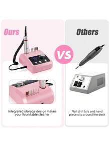 High Quality Electric Nail Grinder, 45,000 RPM, Electric Nail File, HD Display, Metal Nail Art Pen, Professional Electric Nail Drill Grinder