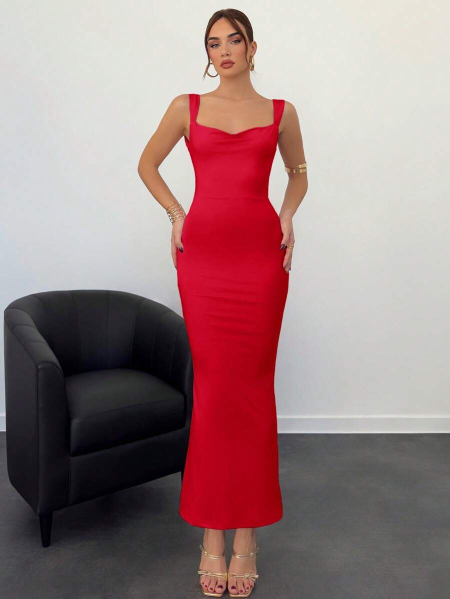 Elegantna Haljina sa Mašnom za Žene