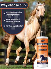 GJYC PET 17 Oz Horse Conditioner - Smoothing And Shining Agent For Horse Manes And Tails - Restores Softness And Moisture