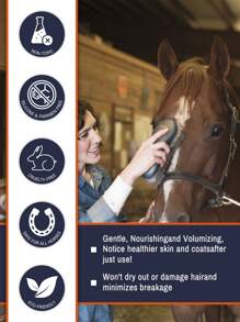 GJYC PET 17 Oz Horse Conditioner - Smoothing And Shining Agent For Horse Manes And Tails - Restores Softness And Moisture