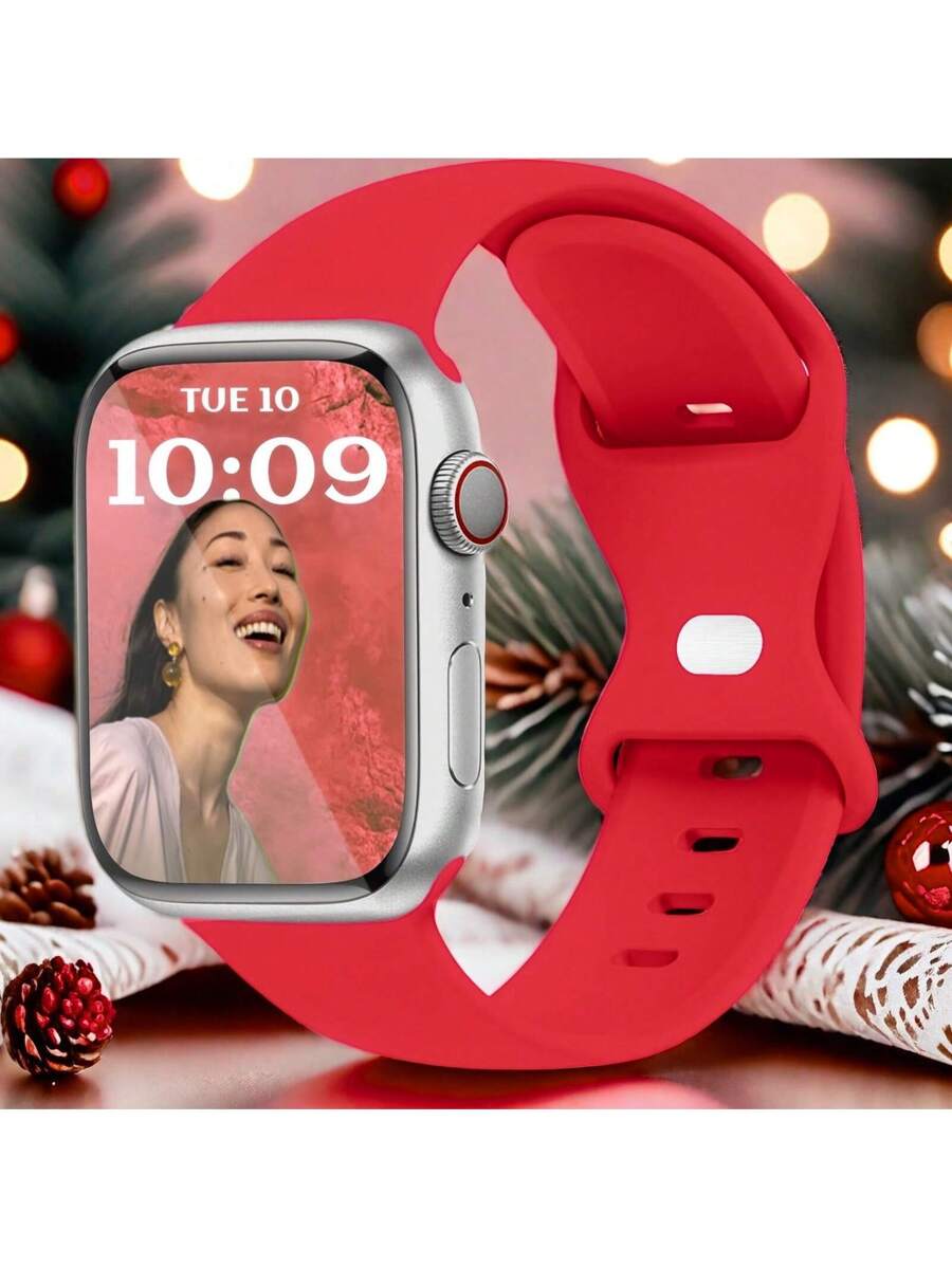 Unisex modni ležerni kaiš za sat od silikona , kompatibilan sa Apple Watch 38mm 40mm 41mm 45mm 46mm 44mm 49mm