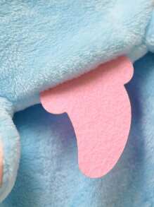 PETSIN 1pc Pet Dog/Cat Blue Elephant Hooded Sweatshirt, Cute Costume