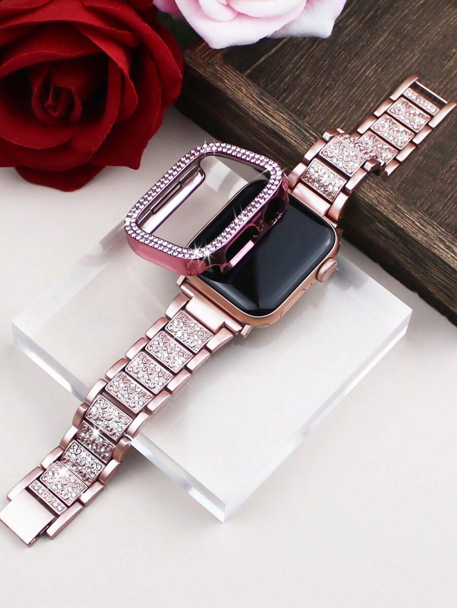 Kompatibilna narukvica i kućište 38/40/41/42/44/45/46/49mm, Kompatibilno sa Apple Watch Series Ultra/11/10/9/8/7/6/5/4/3/SE