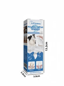 YEGBONG 1 Bottle 60ml Pet Tartar Remover, Removes Tartar, Yellow Teeth, Bad Breath, Cleans Teeth, Oral Foam Cleaner