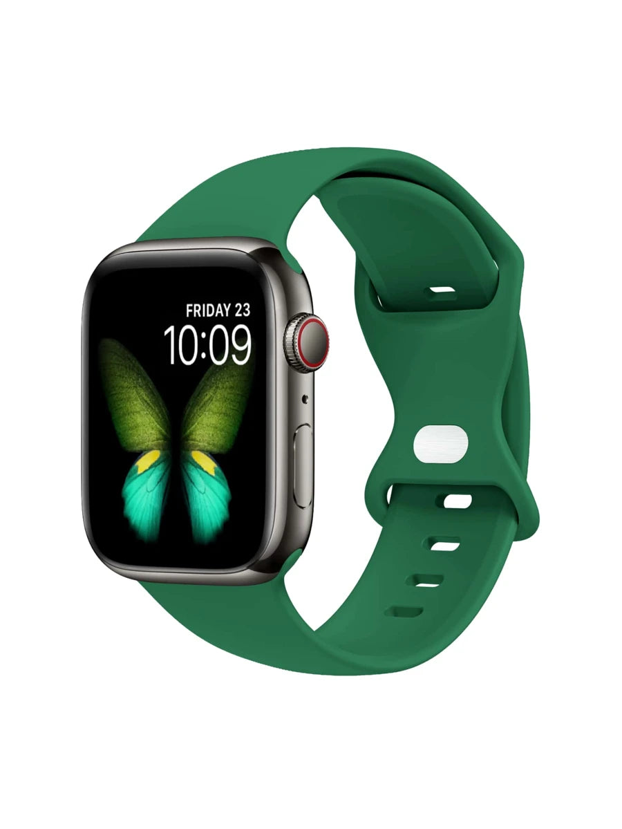Unisex modni ležerni kaiš za sat od silikona , kompatibilan sa Apple Watch 38mm 40mm 41mm 45mm 46mm 44mm 49mm