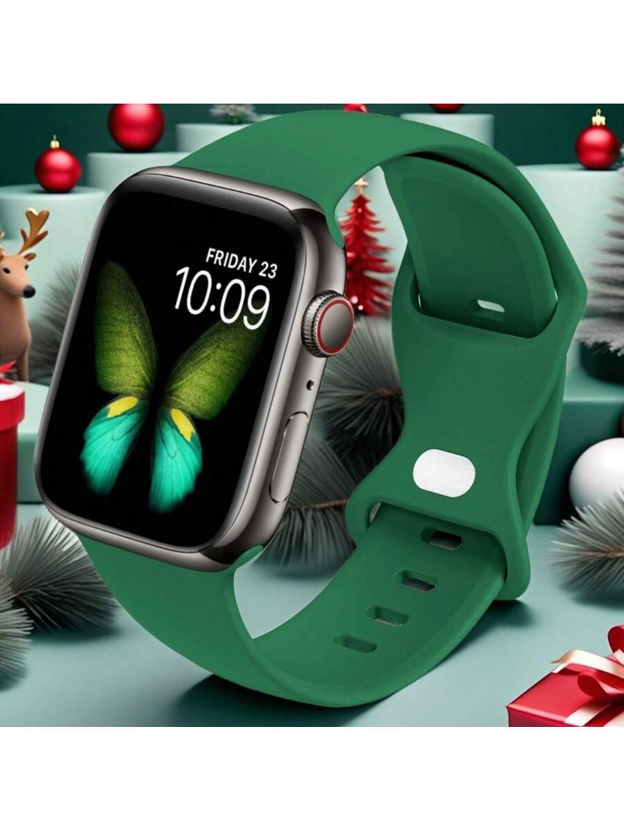 Unisex modni ležerni kaiš za sat od silikona , kompatibilan sa Apple Watch 38mm 40mm 41mm 45mm 46mm 44mm 49mm