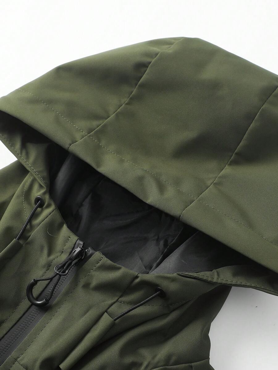 Muška softshell vetrovka sa kapuljačom i pertlama
