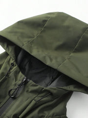 Muška softshell vetrovka sa kapuljačom i pertlama