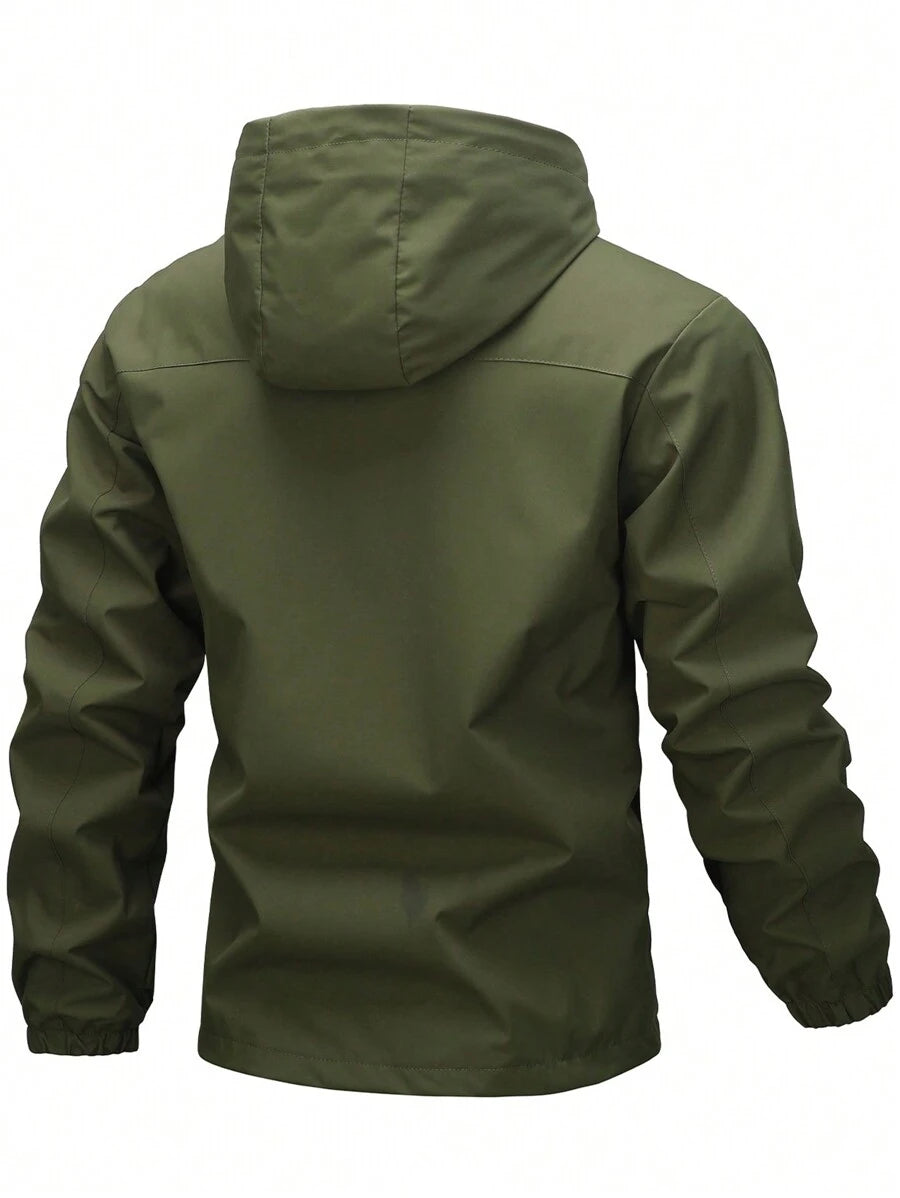 Muška softshell vetrovka sa kapuljačom i pertlama