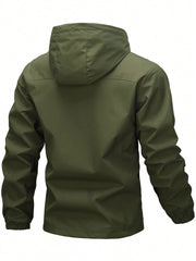 Muška softshell vetrovka sa kapuljačom i pertlama