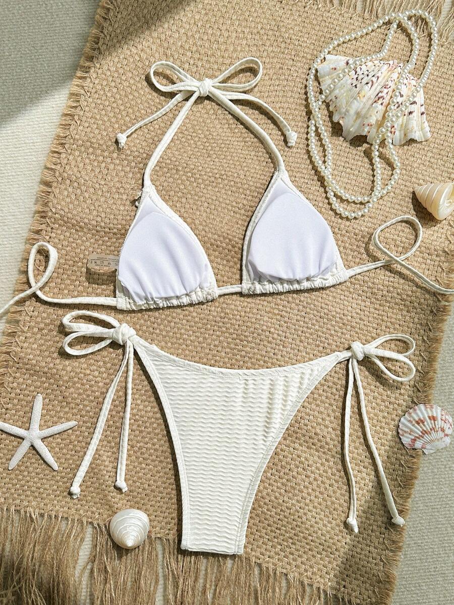 Bikini set sa vezom i čipkom