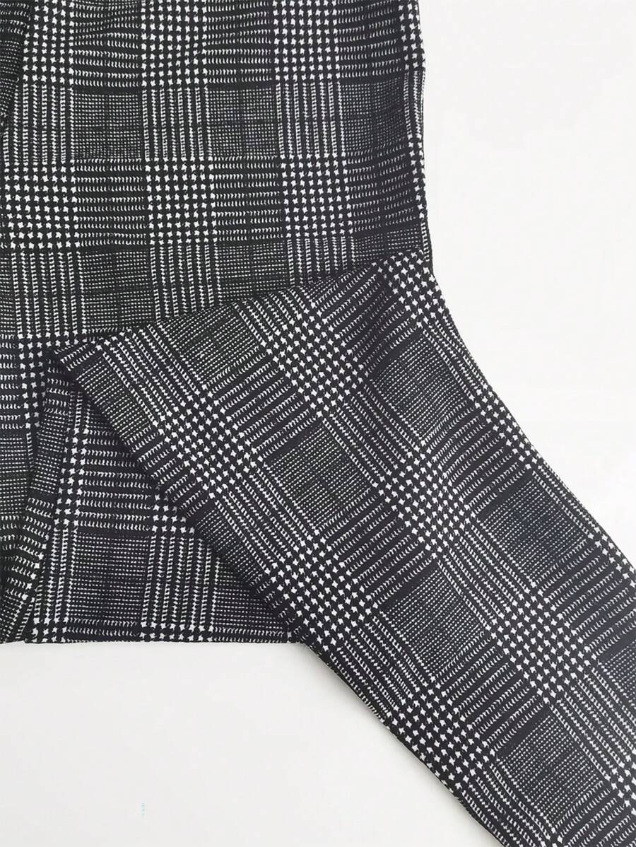 Editum pantalone sa visokim strukom i šaranom