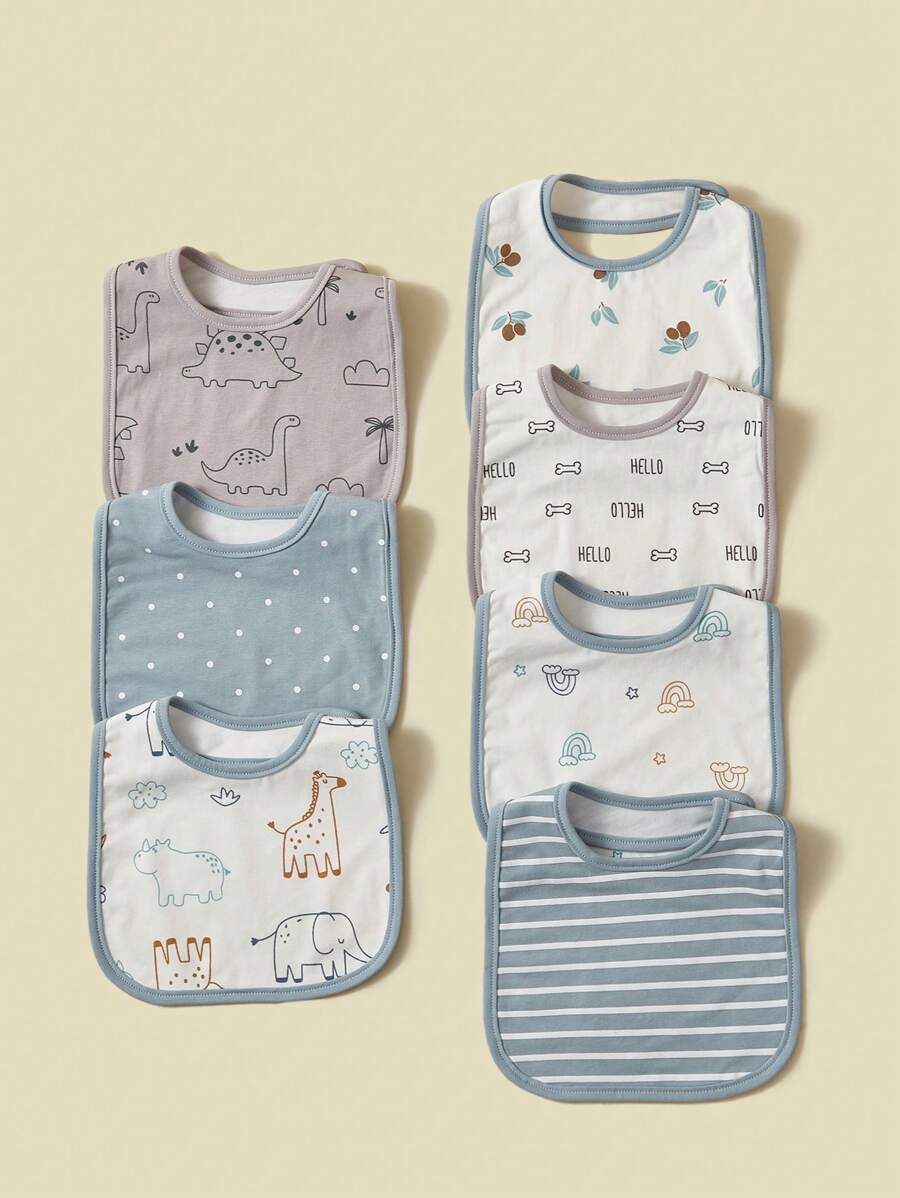 7 kom/set bebi portikla  print dinosaurusa, tufni i prugica