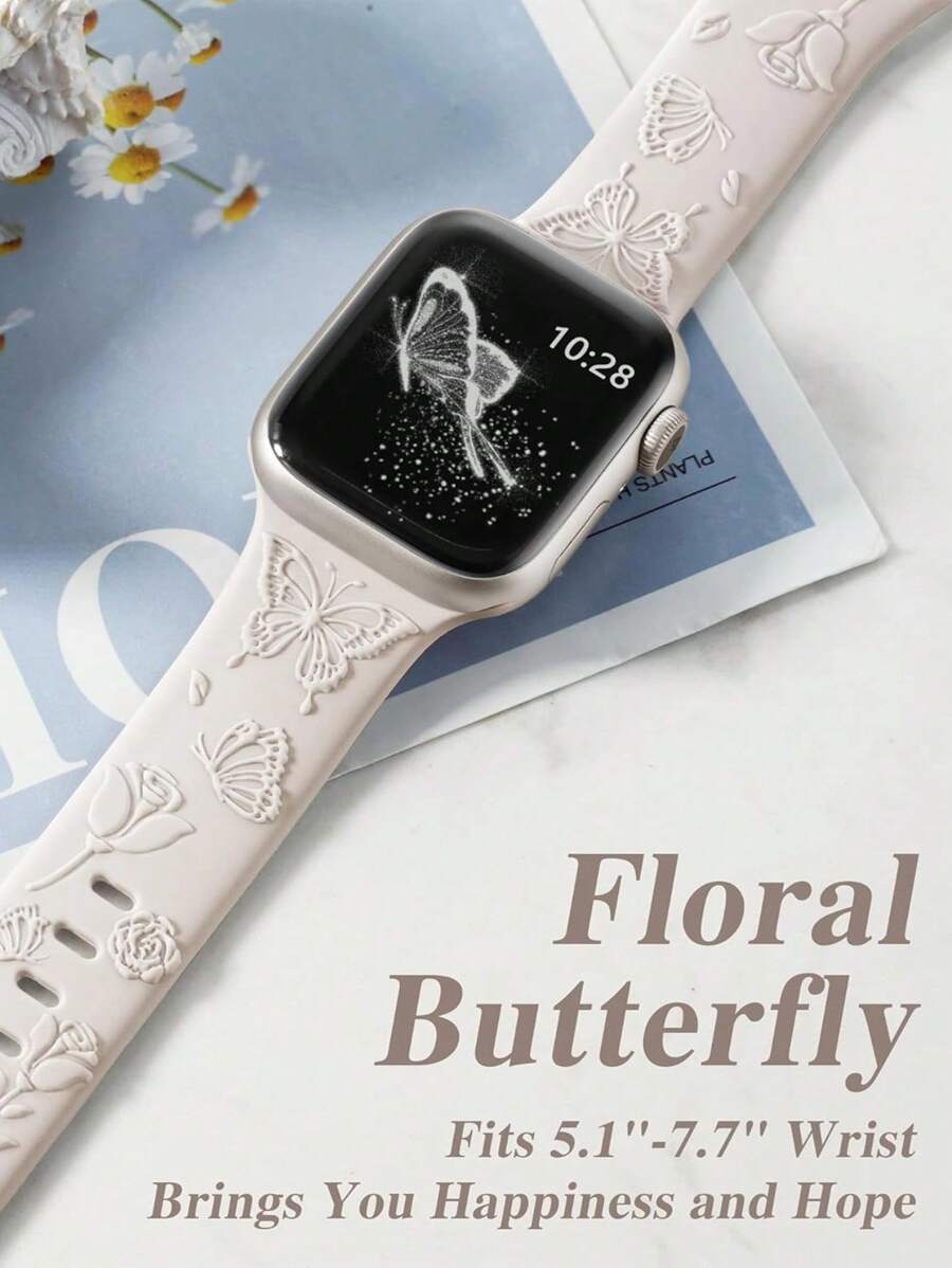 2 komada narukvice za sat sa leopard printom i gravurom, kompatibilna sa Apple Watch 49mm 46mm 45mm 44mm 42mm 41mm 40mm 38mm