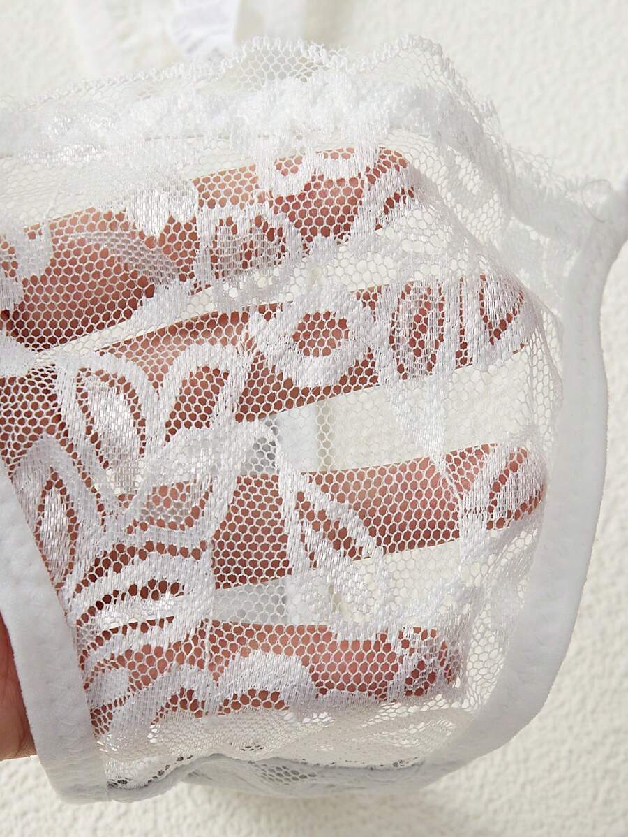 5 kom/pakovanje seksi ženske gaćice G-string od čipke, prozračne i udobne