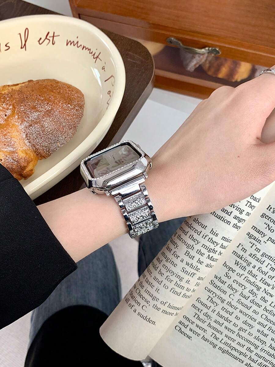 Narukvica za Apple Watch, uniseks, sjajna modna narukvica kompatibilna sa Apple Watch 38mm 40mm 41mm 42mm 45mm 46mm 49mm, Series 10/9/8/7/6/5/4/3/2/1/SE/Ultra, podesiva