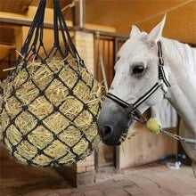 1pc Hay Net, Hanging Hay Feeder Bag, Durable Polyester (PET) Material, For Horse Stable, Toy, Pet Supplies