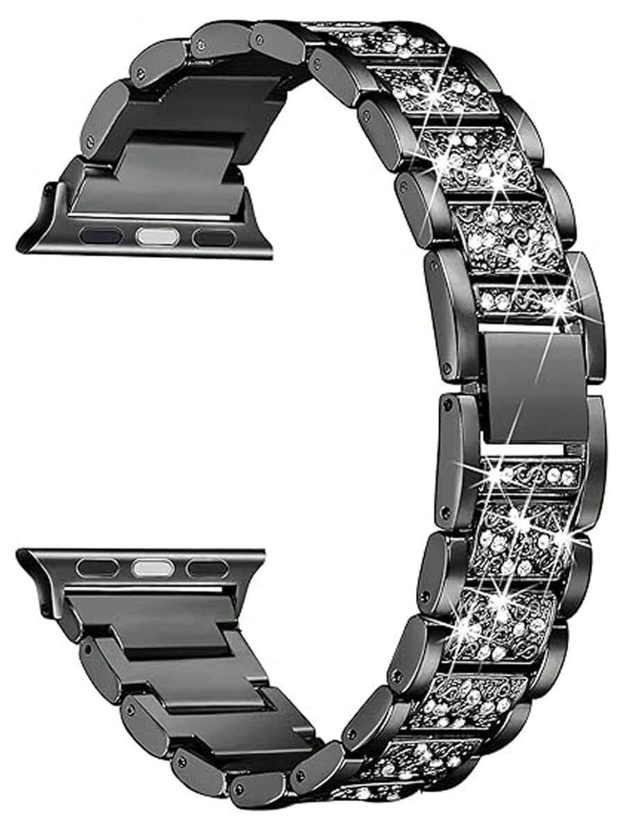 Narukvica za Apple Watch, uniseks, sjajna modna narukvica kompatibilna sa Apple Watch 38mm 40mm 41mm 42mm 45mm 46mm 49mm, Series 10/9/8/7/6/5/4/3/2/1/SE/Ultra, podesiva