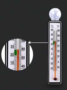 1pc/2pcs Aquarium Fish Tank Floating Glass Water Temperature Meter