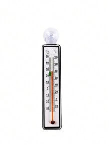 1pc/2pcs Aquarium Fish Tank Floating Glass Water Temperature Meter