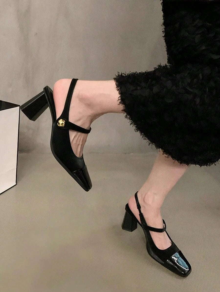 Elegantne Mary Jane cipele sa kvadratnim vrhom
