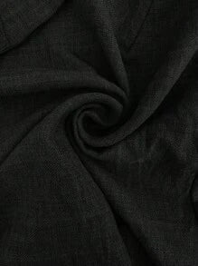 Selianne Women's Elegant Solid Color Tie-Up Backless Design Bishop Sleeve Blouse, Autumn/Winter Fall Cloth For Women
